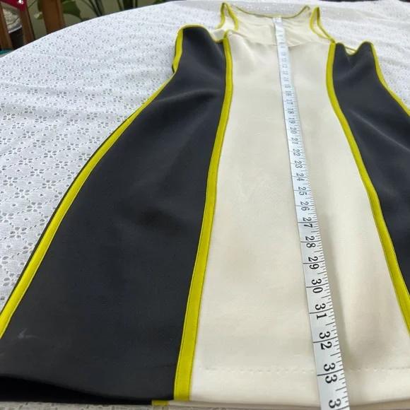 GUESS dress, size 4 in Navy, white and apple green - Picture 2 of 6